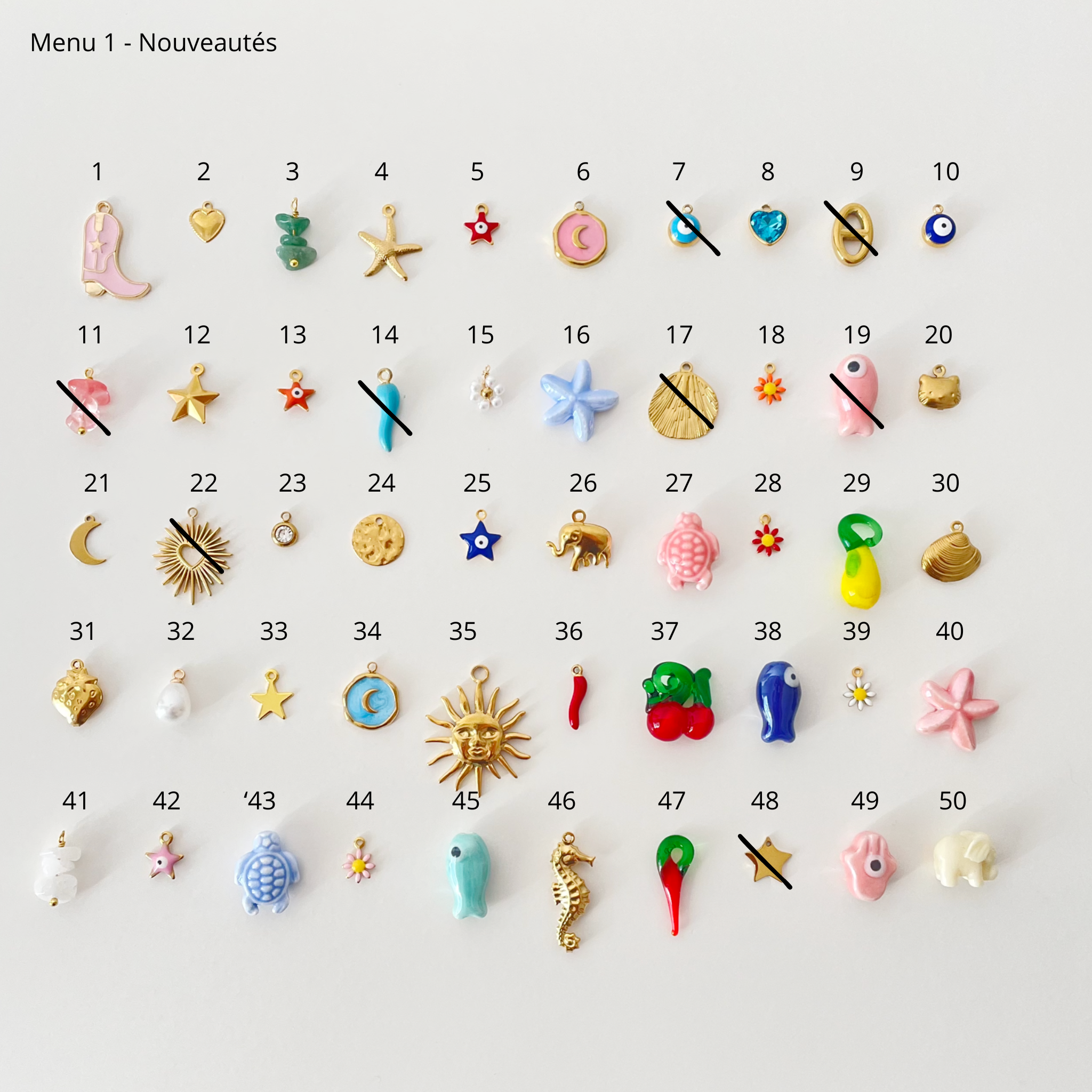 Bracelet Charms | A Composer