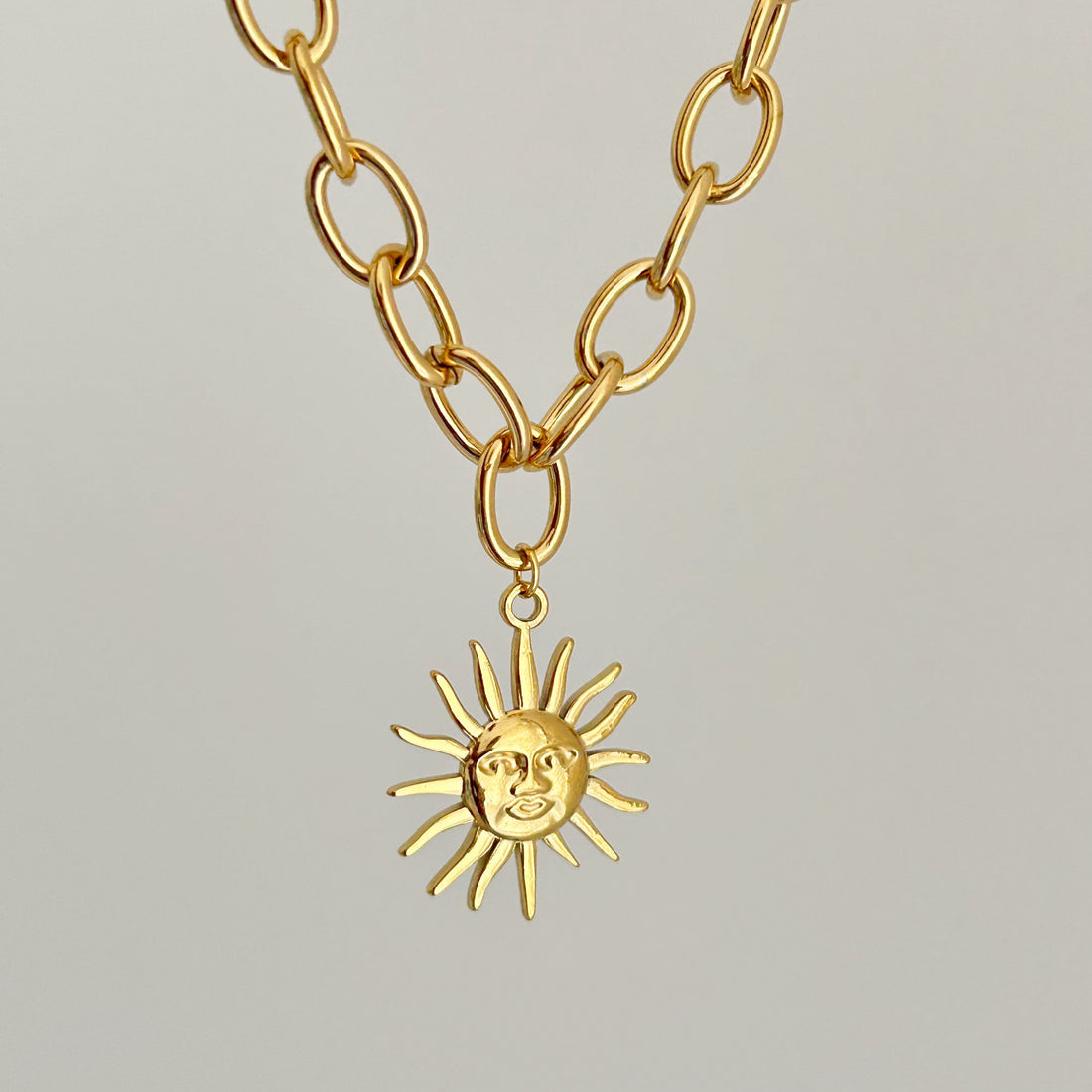 Collier Charms Sun