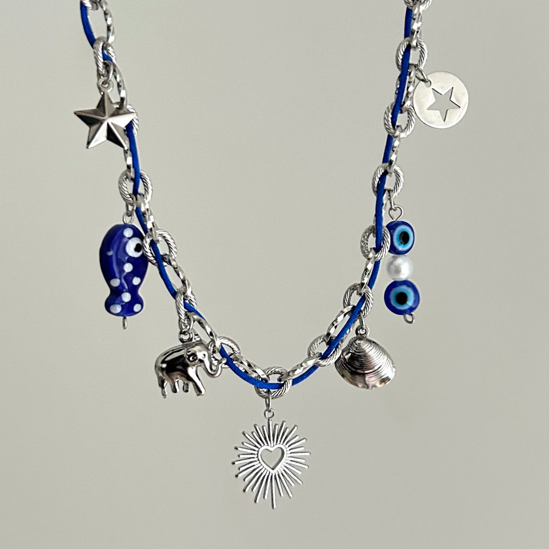 Collier Charms Santorin