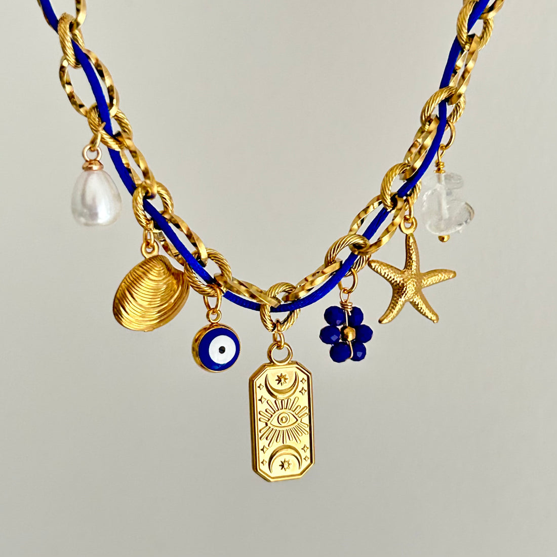 Collier Charms Santorin