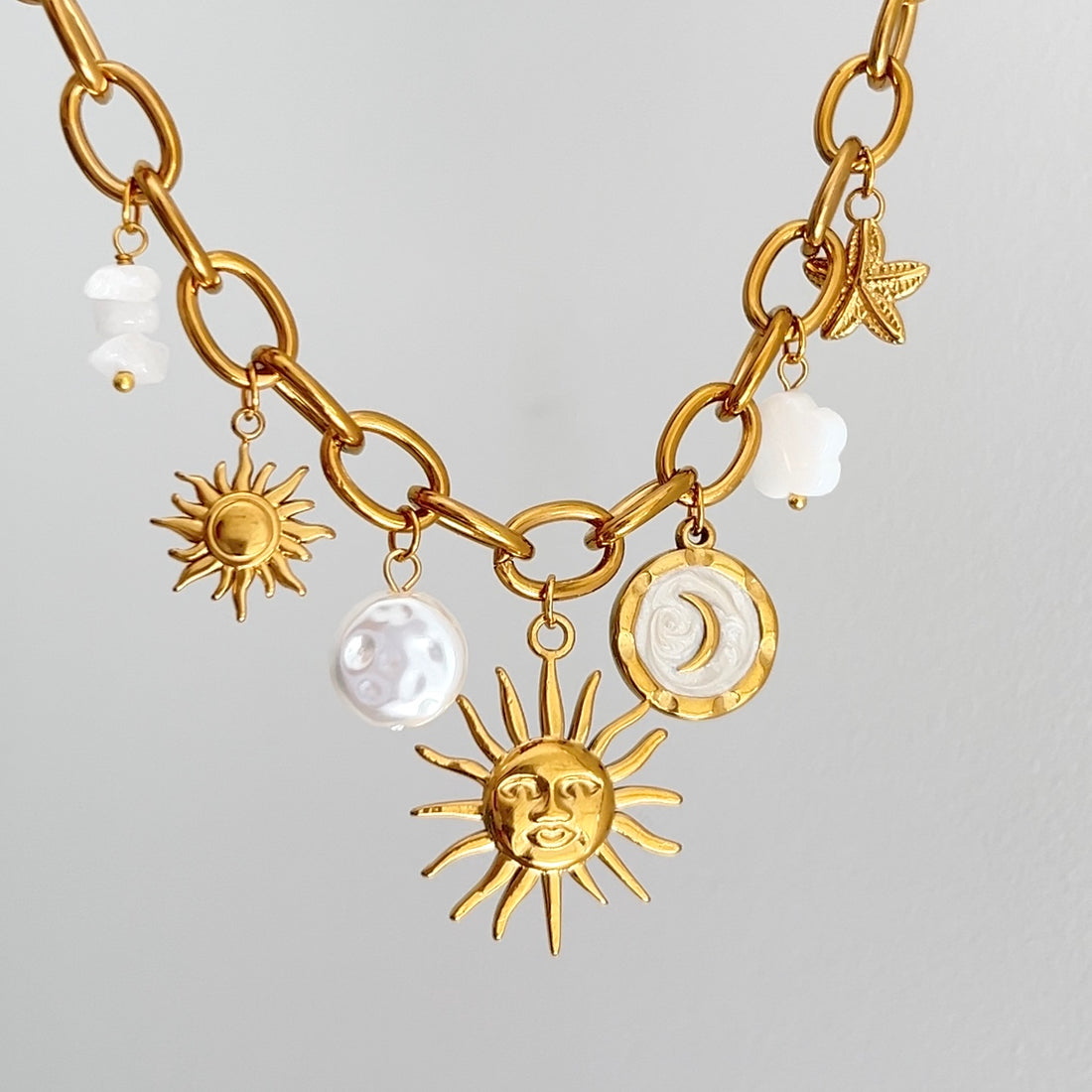 Collier Charms La Réunion