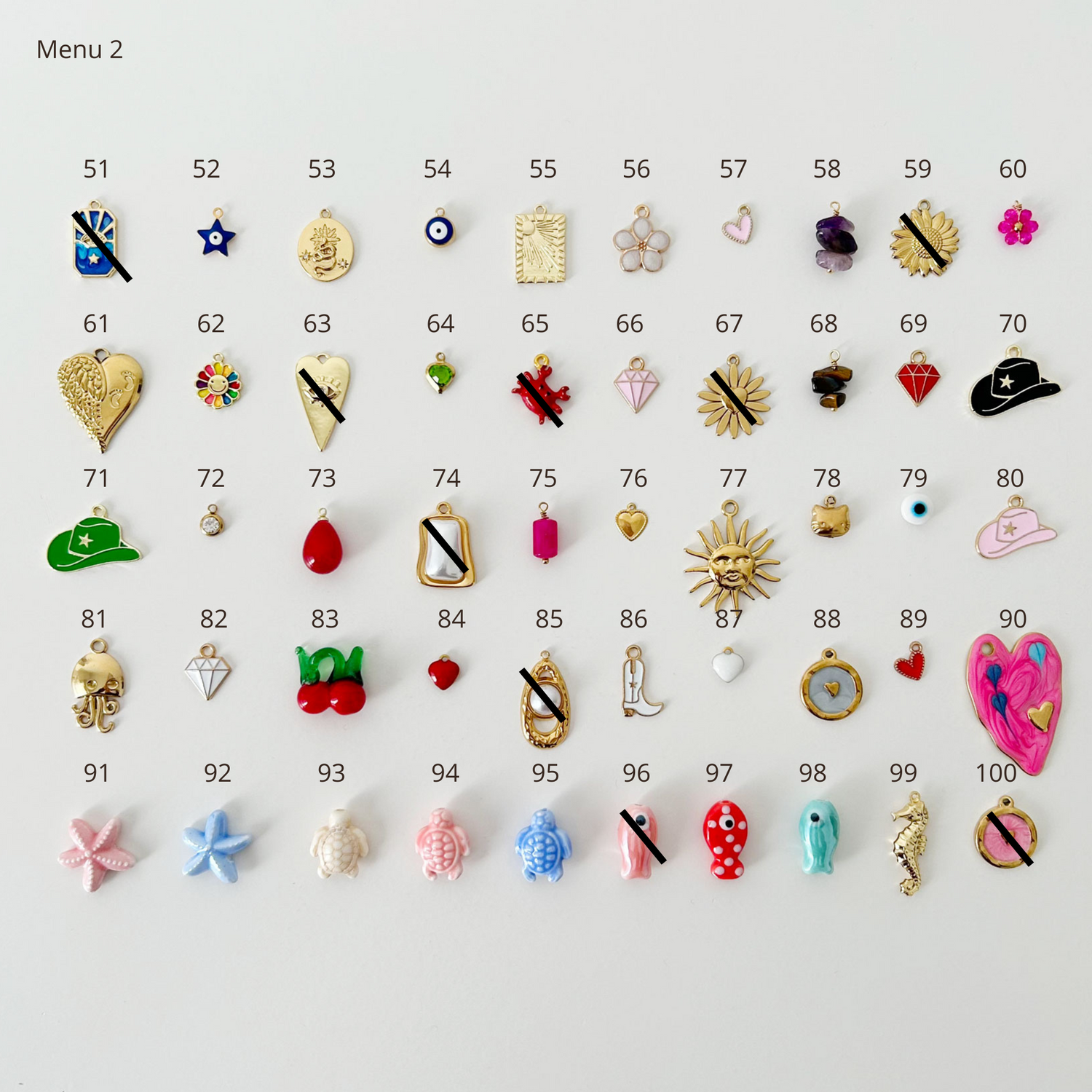 Collier Charms Sautoir | A Composer