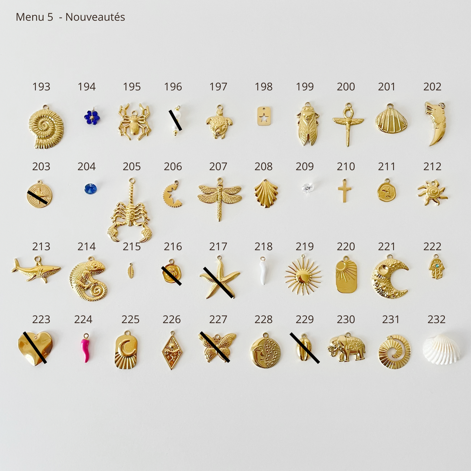 Collier Cordon Charms | A Composer