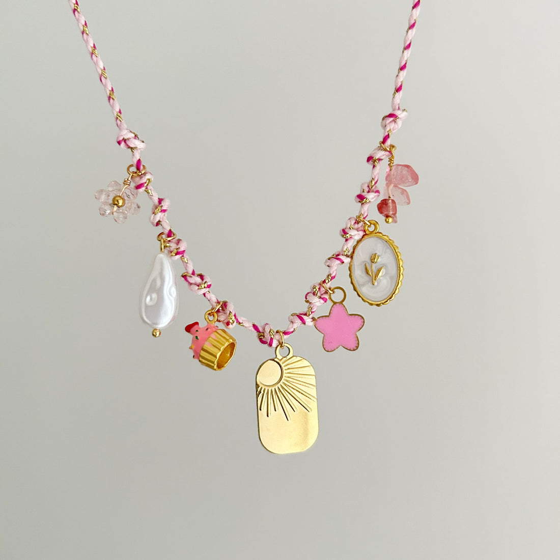 Collier Charms Santa Lucia