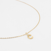 Collier Initiale - saturnejewelry